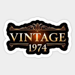 Vintage 1974 Sticker